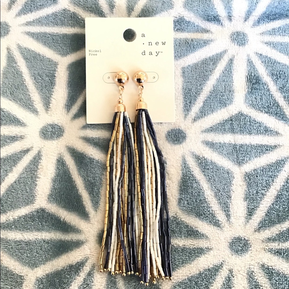 A new Day Tassel Earrings